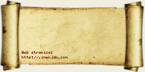 Isidor Miljojčić vizit kartica